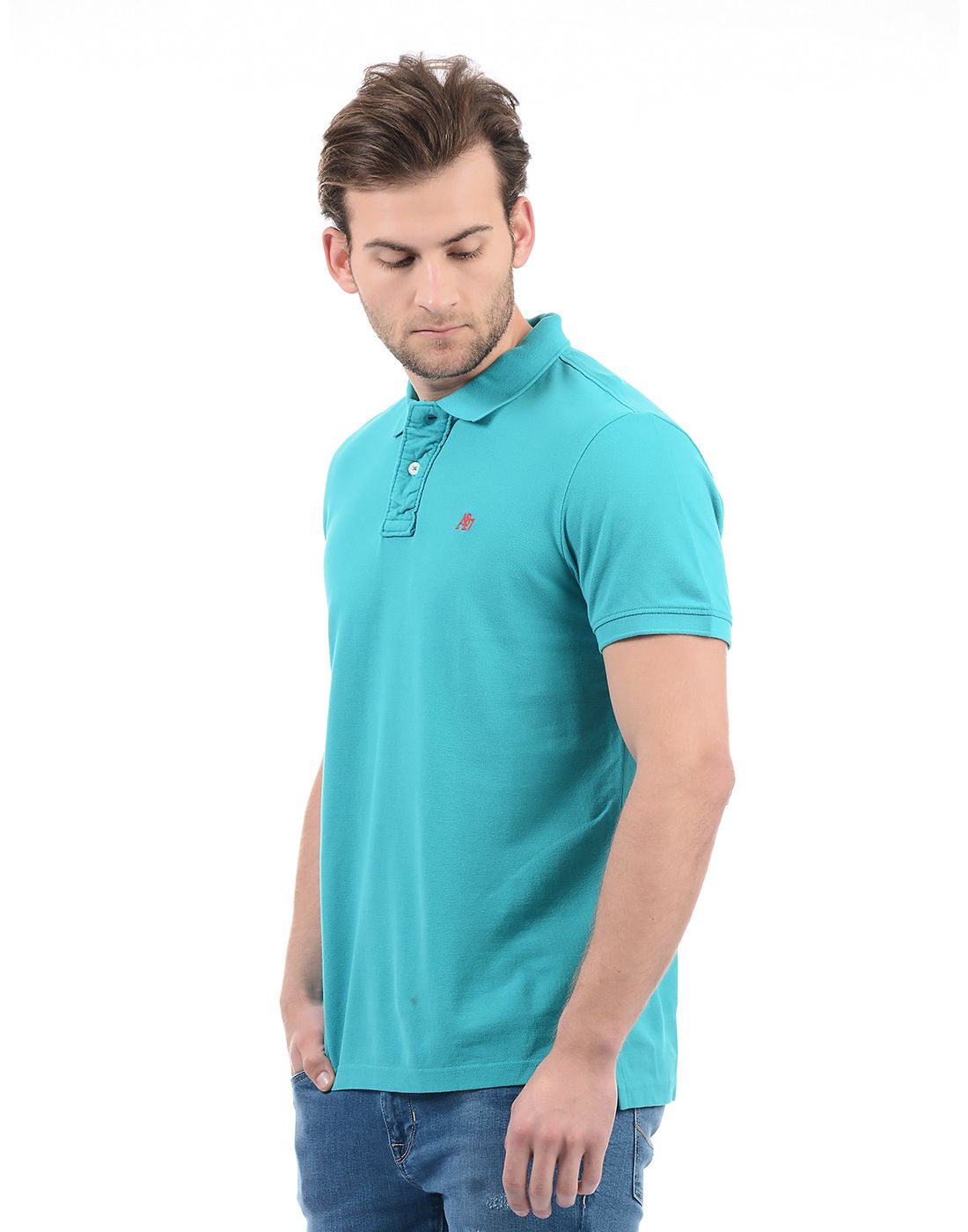 Aeropostale Blue Regular Fit Polo  T  Shirt  Buy 