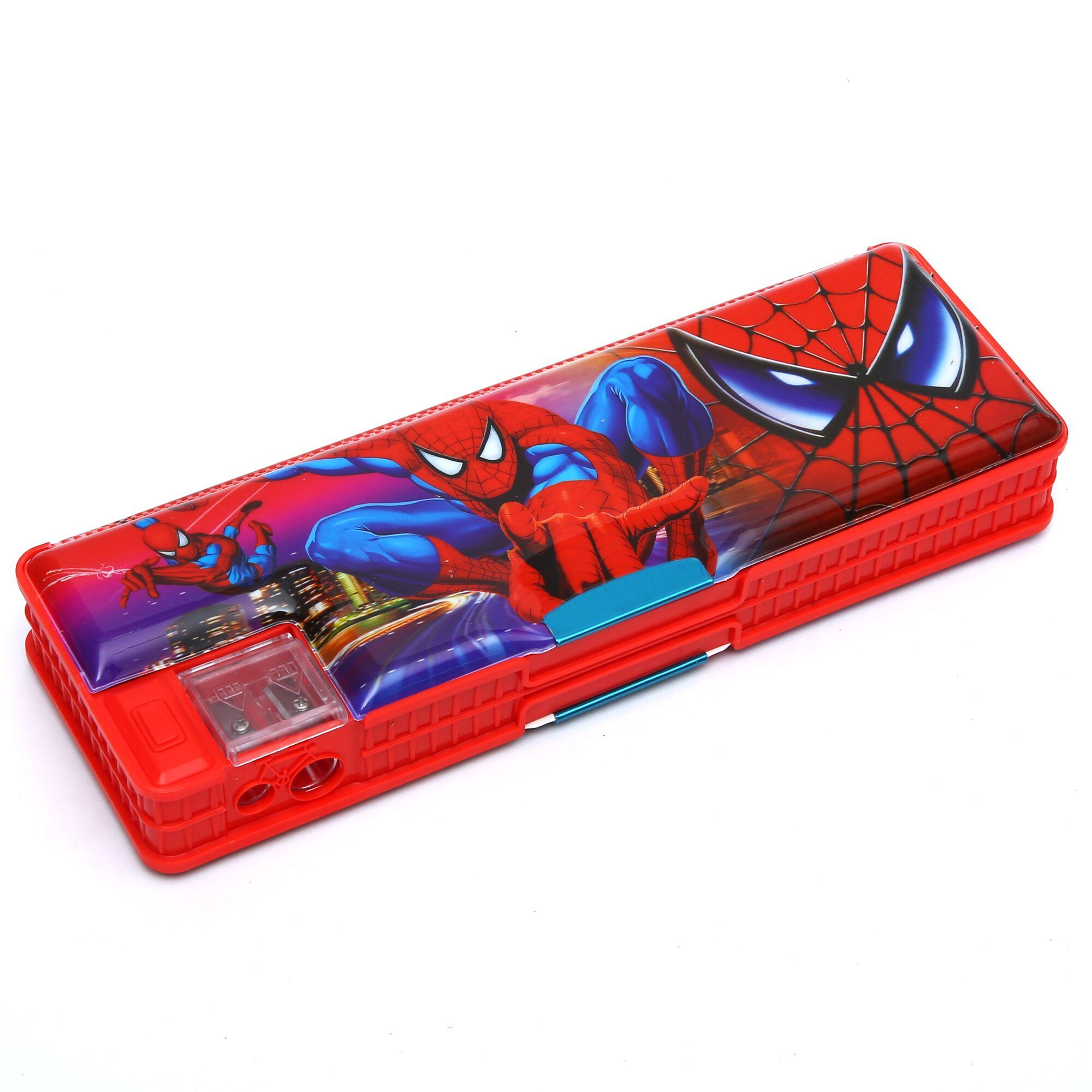 Wimbley Spiderman Pencil Box For Kids With Magnetic Closure And Sharpener Buy Online At Best Price In India Snapdeal