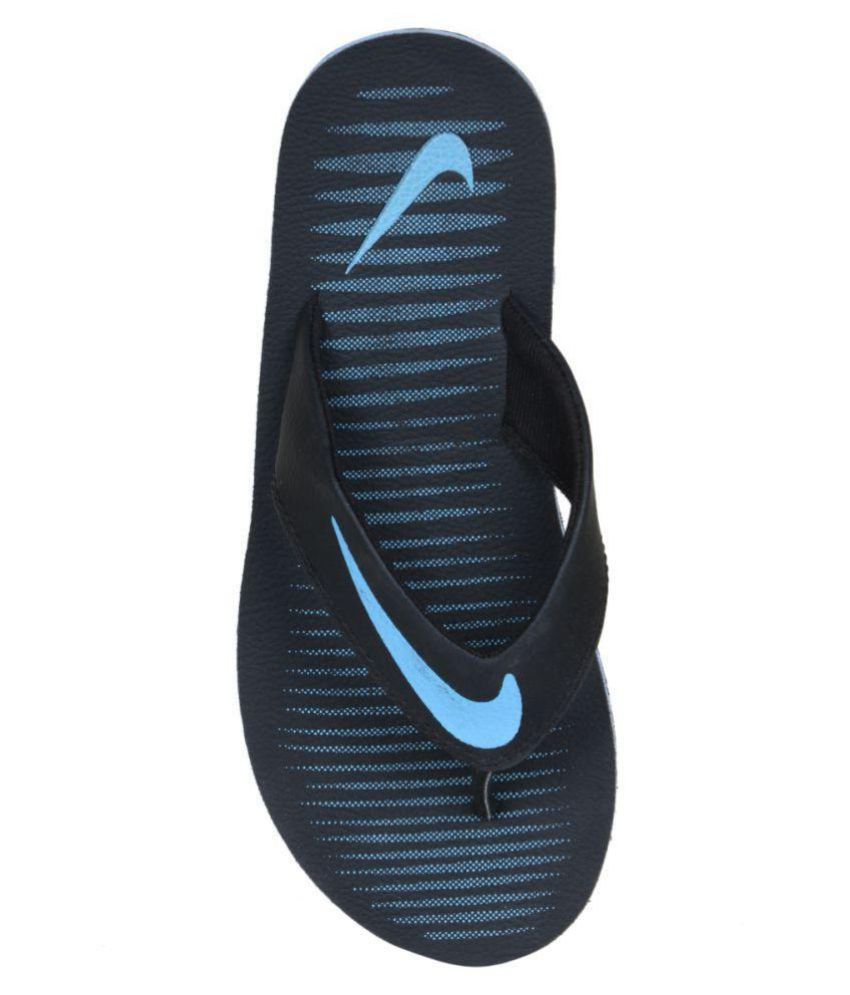 nike blue thong flip flop