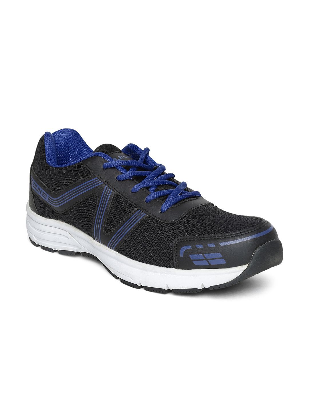 Duke Black Running Shoes - Buy Duke Black Running Shoes Online at Best ...