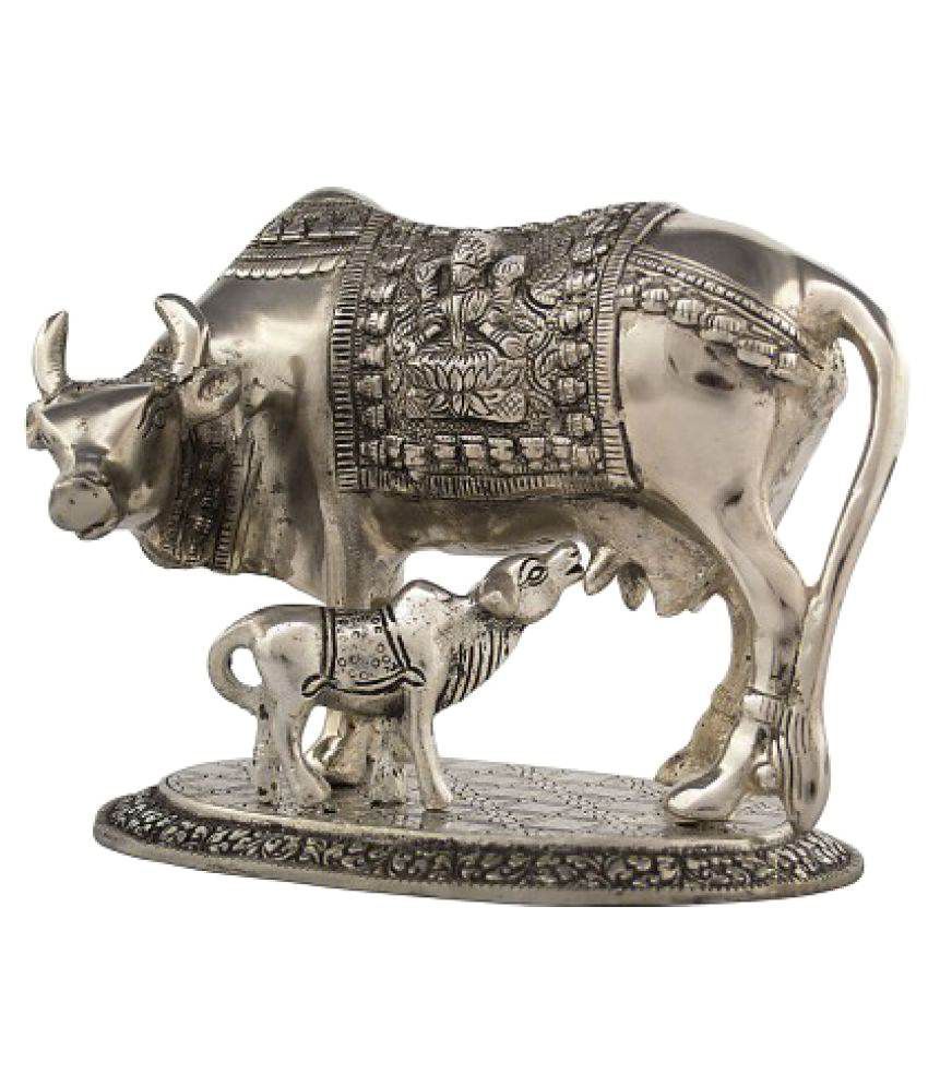     			Vastughar Silver Kamdhenu Cow with Calf