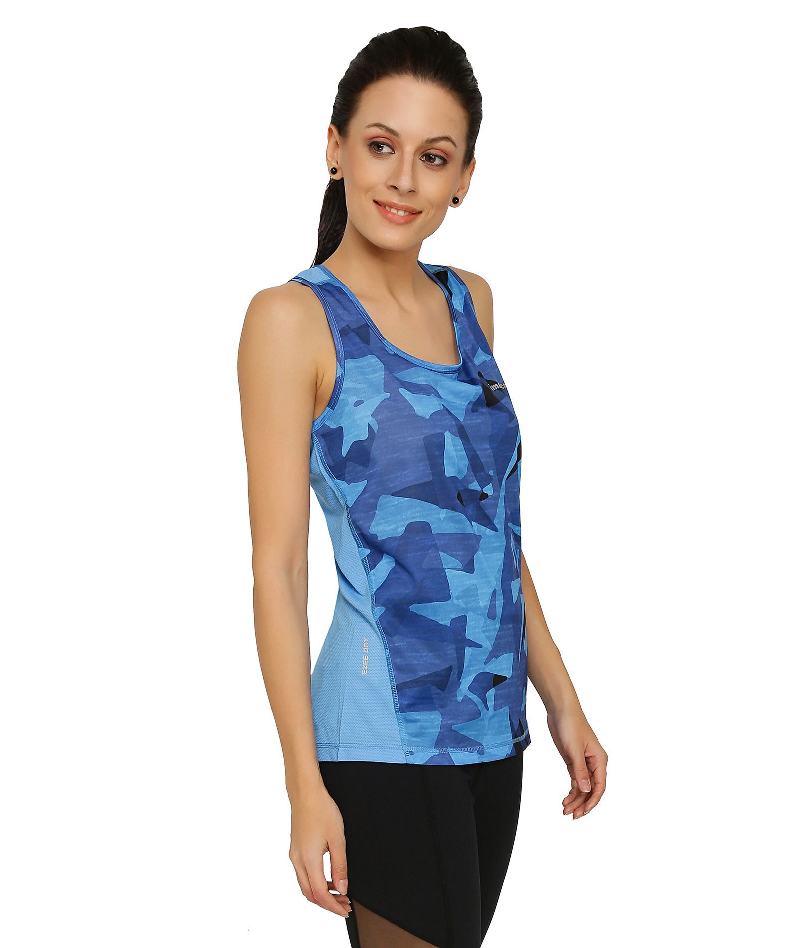 Imagica Polyester Tank Tops - Blue - Buy Imagica Polyester Tank Tops - Blue Online at Best 