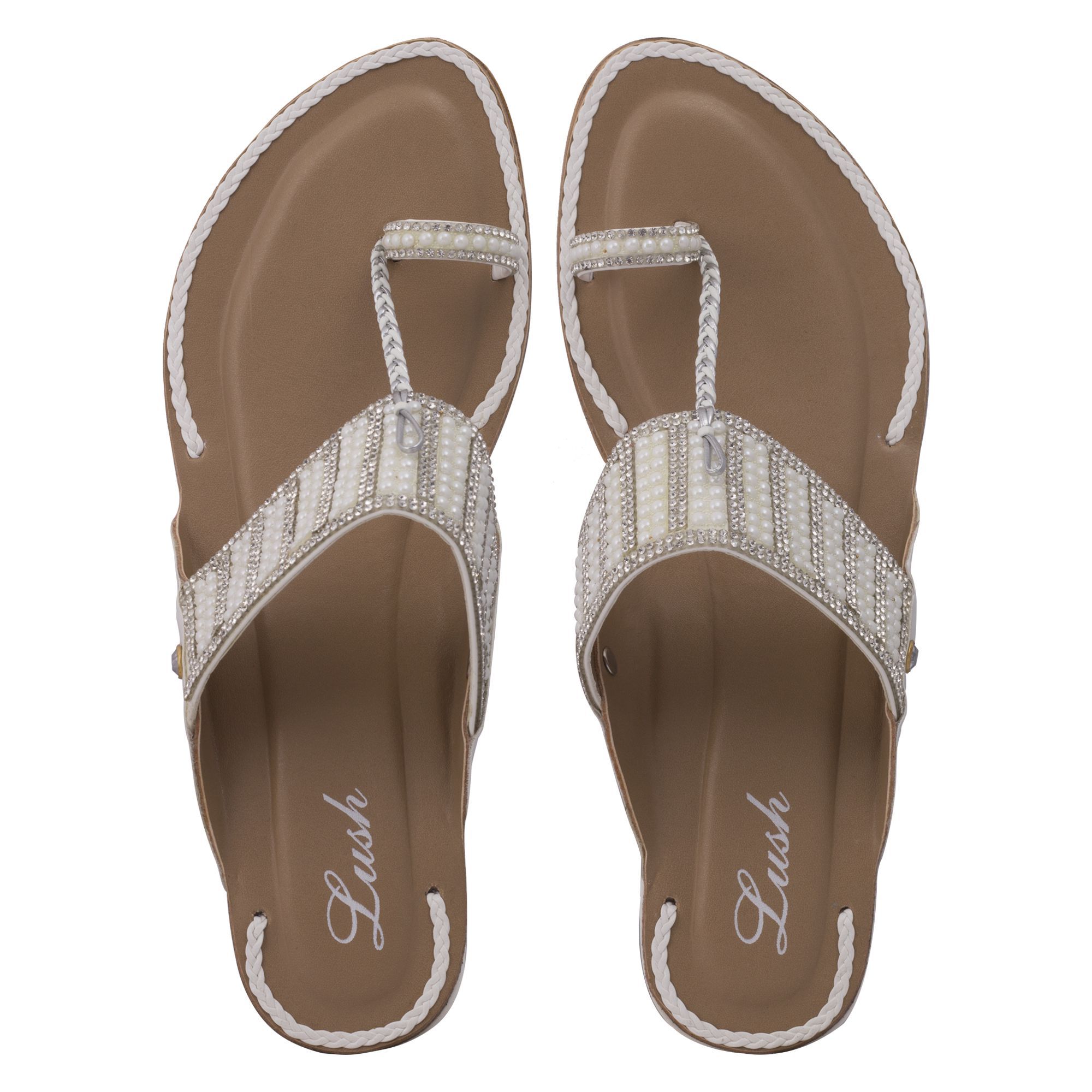 simple white flats