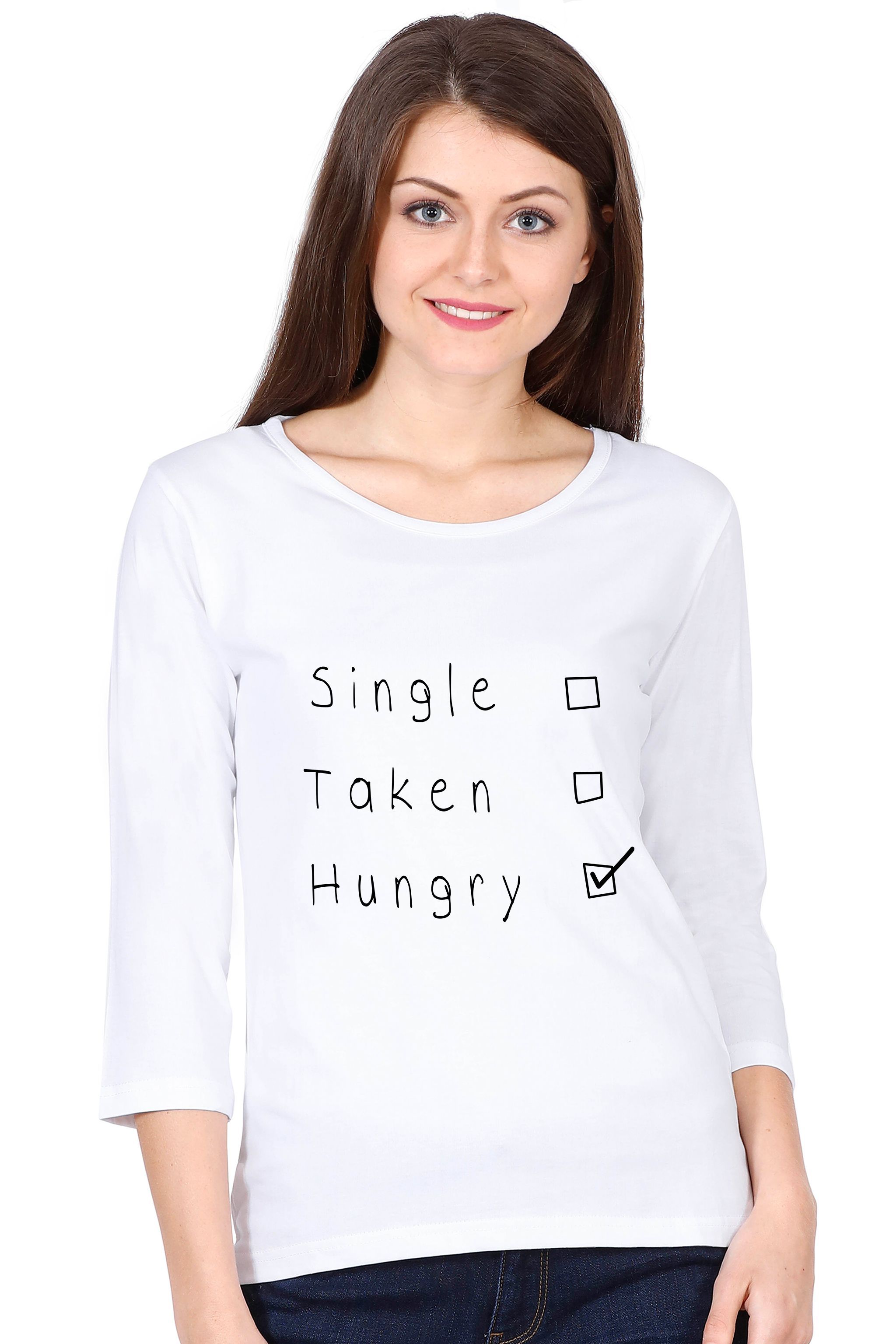 thick cotton white t shirt womens