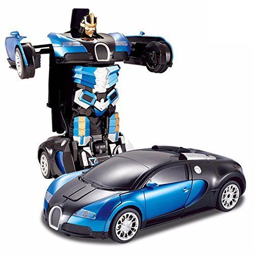 remote control bugatti transformer car toy