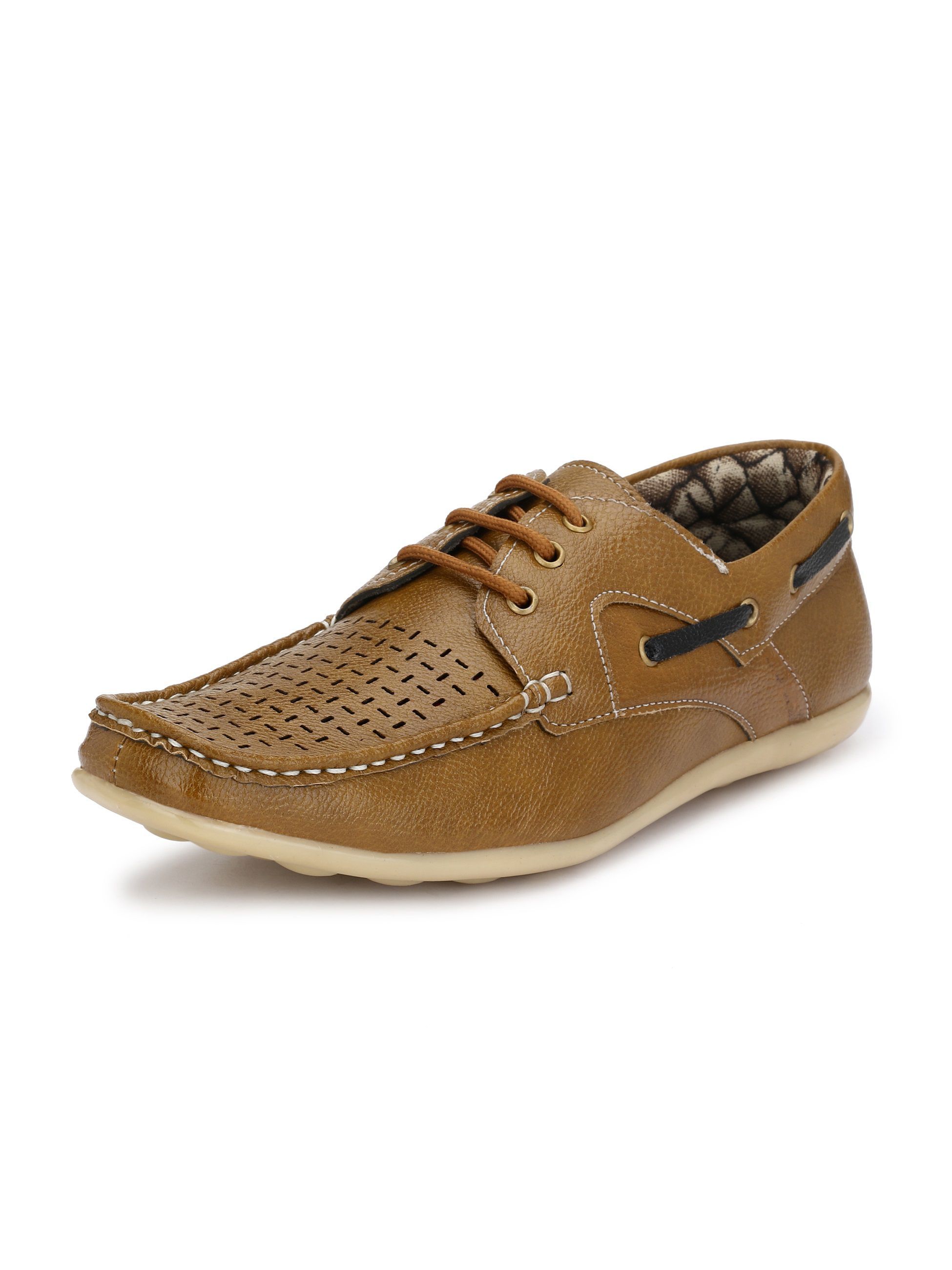 navy tan boat shoes