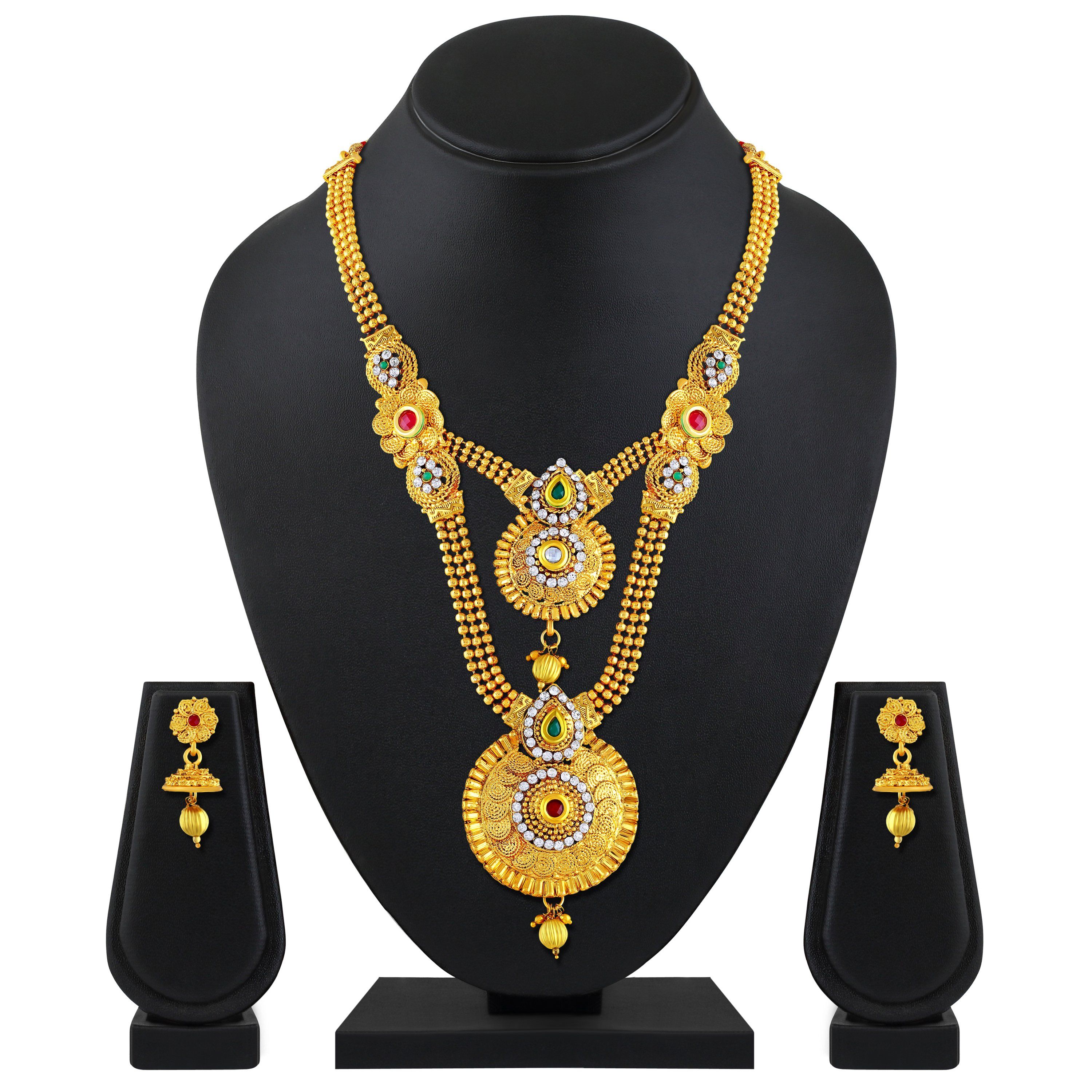 Asmitta Traditional Jalebi Design Artificial Gold Plated Matinee