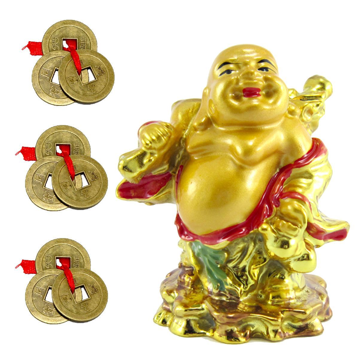     			Queen Collection Polyresin Laughing buddha