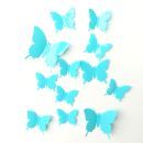 Jaamso Royals Light Blue Butterfly Animals Animals PVC 3D Sticker