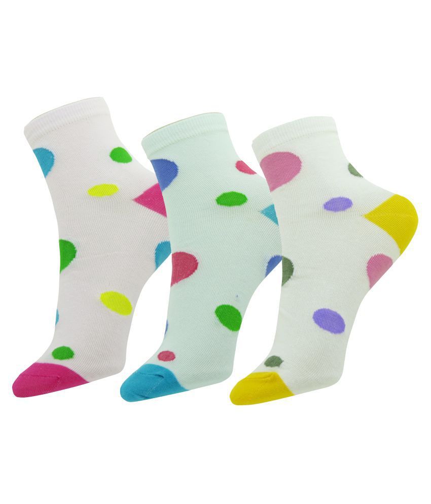     			Neska Moda Multicolor Socks - Pack of 3