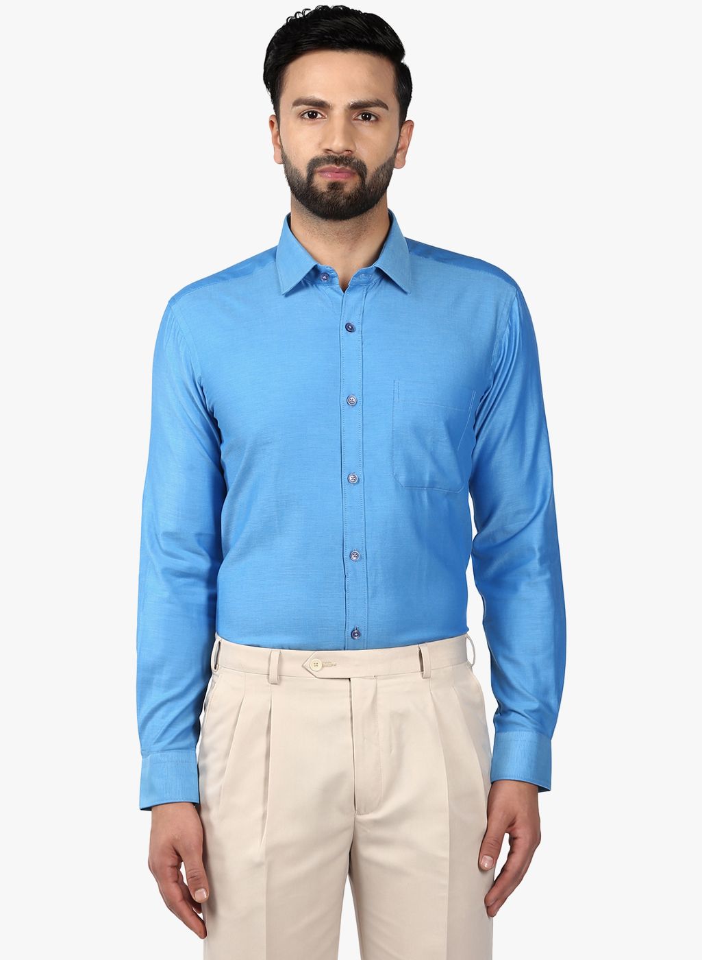 Raymond Blue Regular Fit Shirt - Buy Raymond Blue Regular Fit Shirt ...