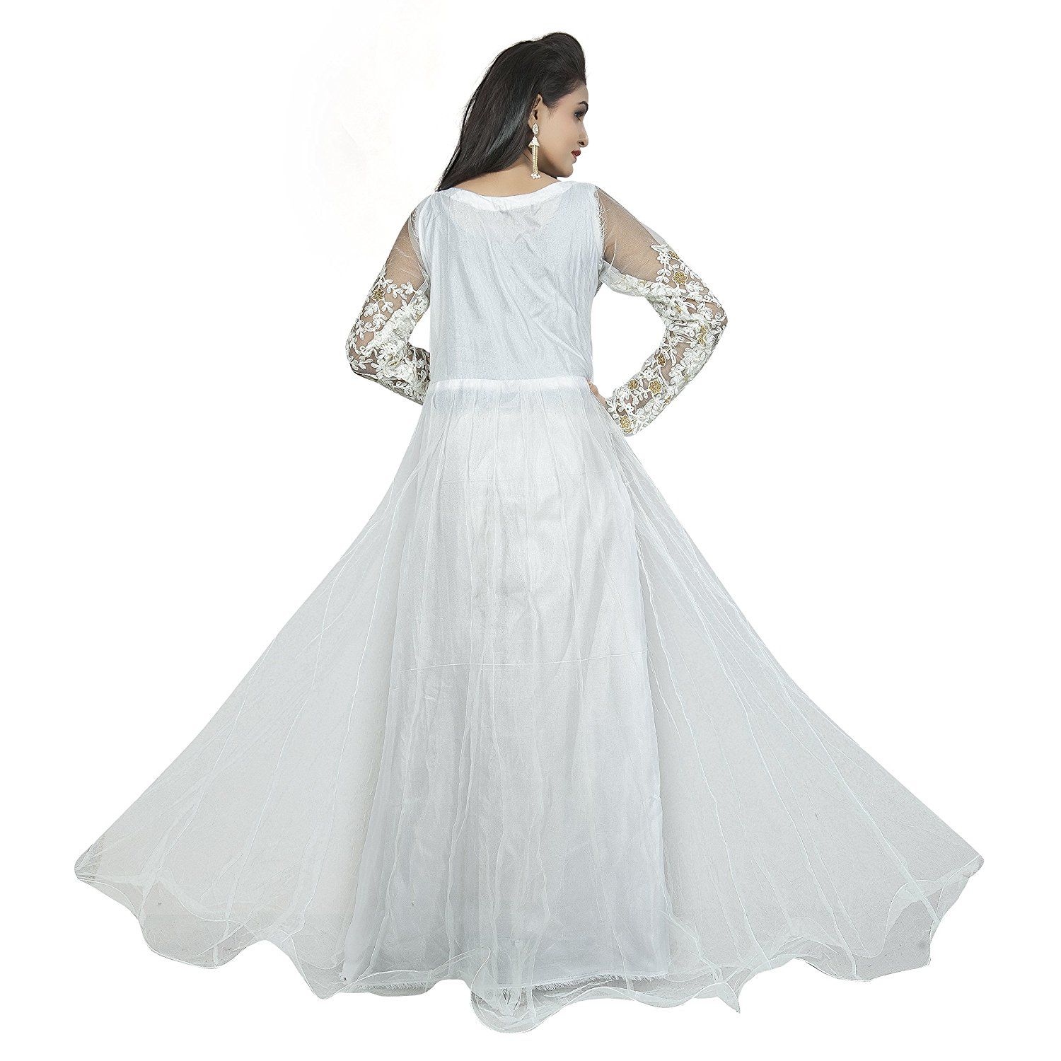 net white dress