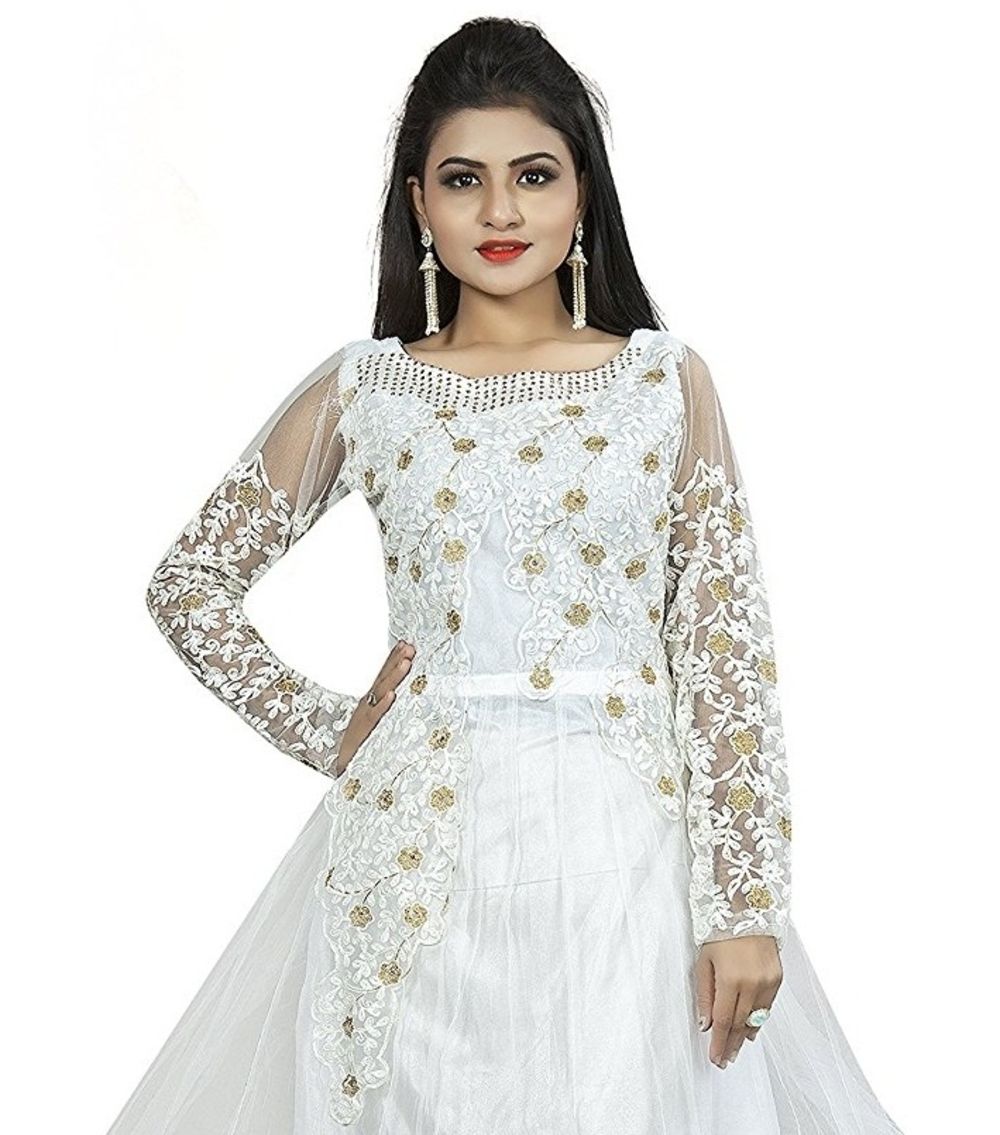 net white dress
