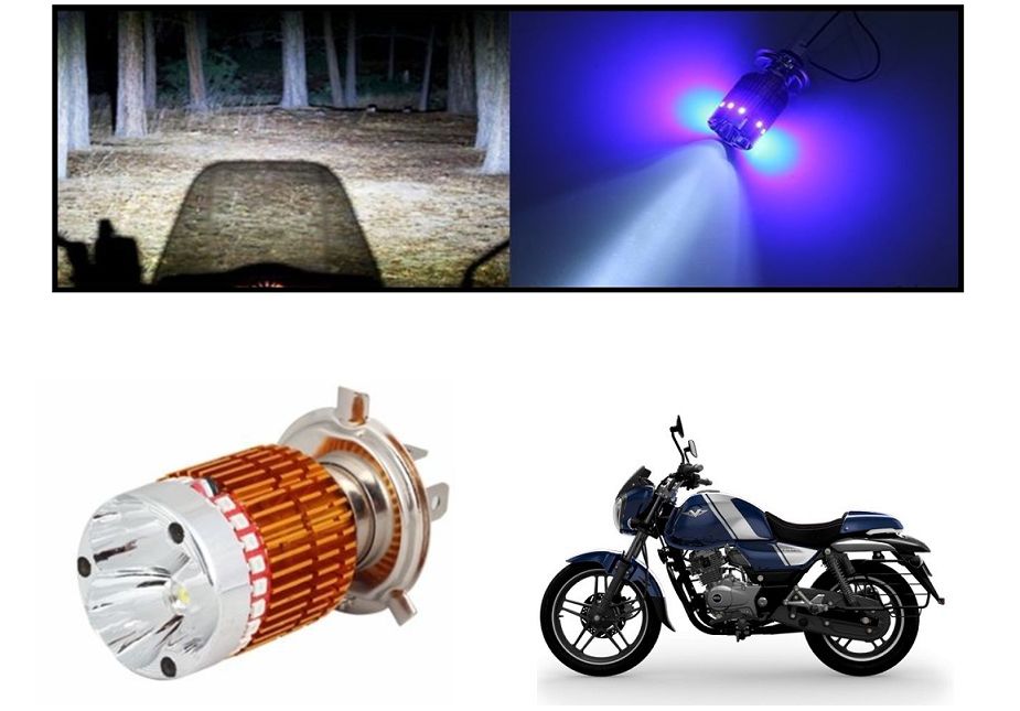 Himmlisch Police Bike LED Flasher Bike Headlight Bulb For Bajaj V12