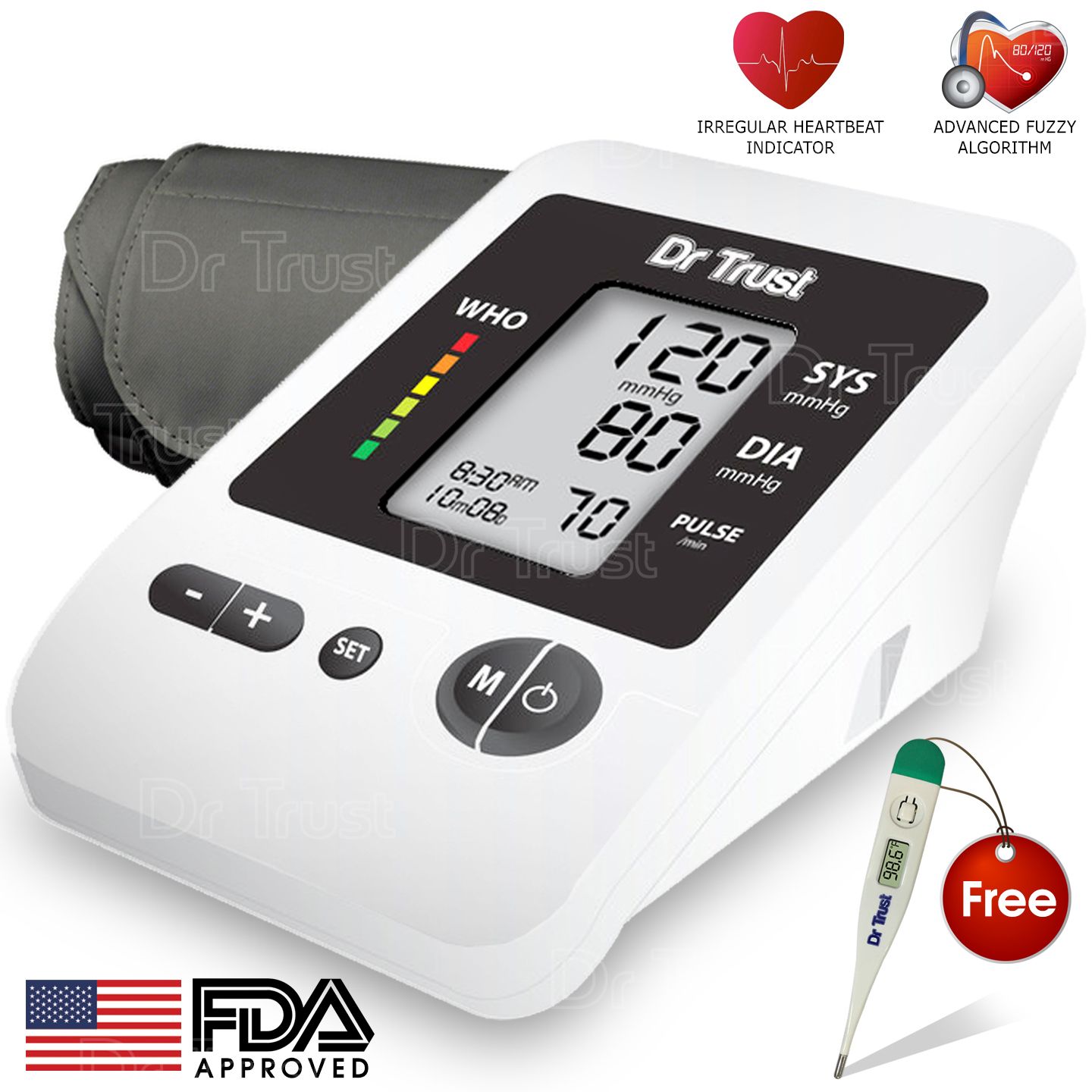 Dr. Trust (USA) Blood Pressure Monitor Silver Line Buy Dr. Trust (USA
