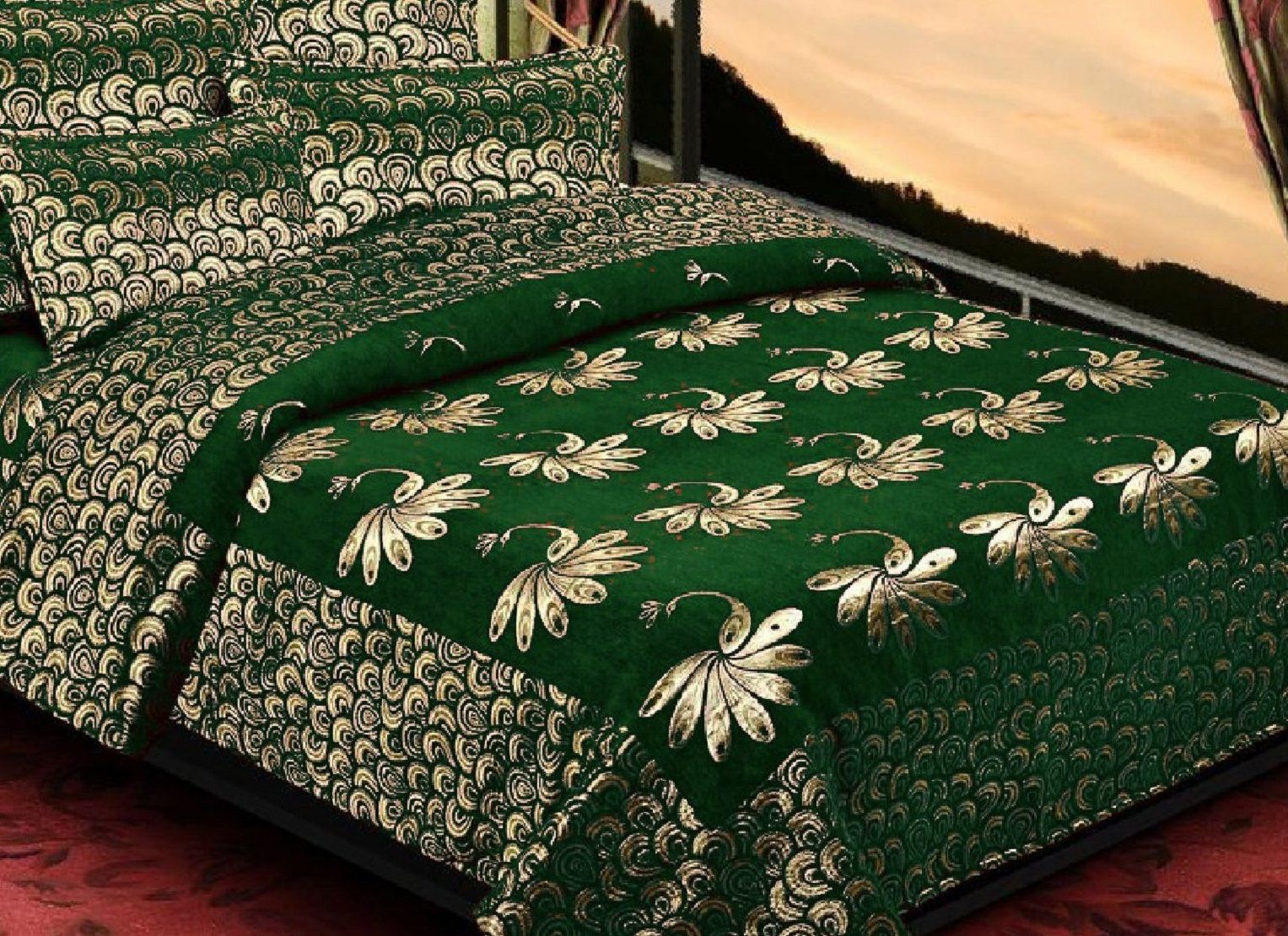 Ninenest Velvet Double Bedsheet with 2 Pillow Covers Buy Ninenest