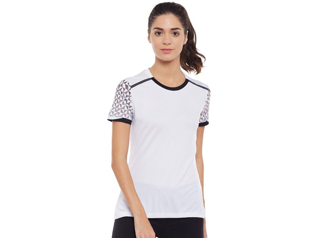     			Alcis Womens White Printed Tshirt