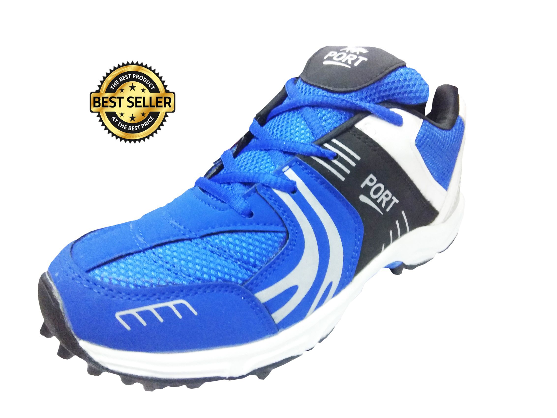 Port TTRAKE Blue Cricket Shoes Buy Port TTRAKE Blue Cricket Shoes