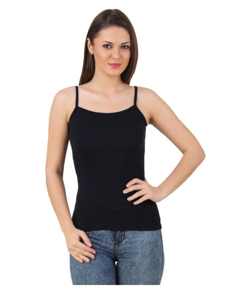 Texco Cotton Lycra Tank Tops - Black - Buy Texco Cotton Lycra Tank Tops ...