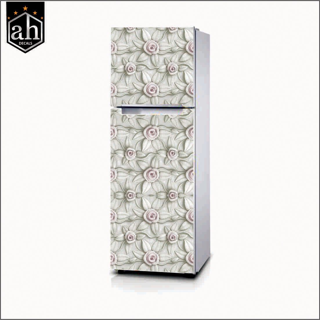 AH Decals Flower Vector Fridge Warp Floral Floral PVC Sticker Buy AH