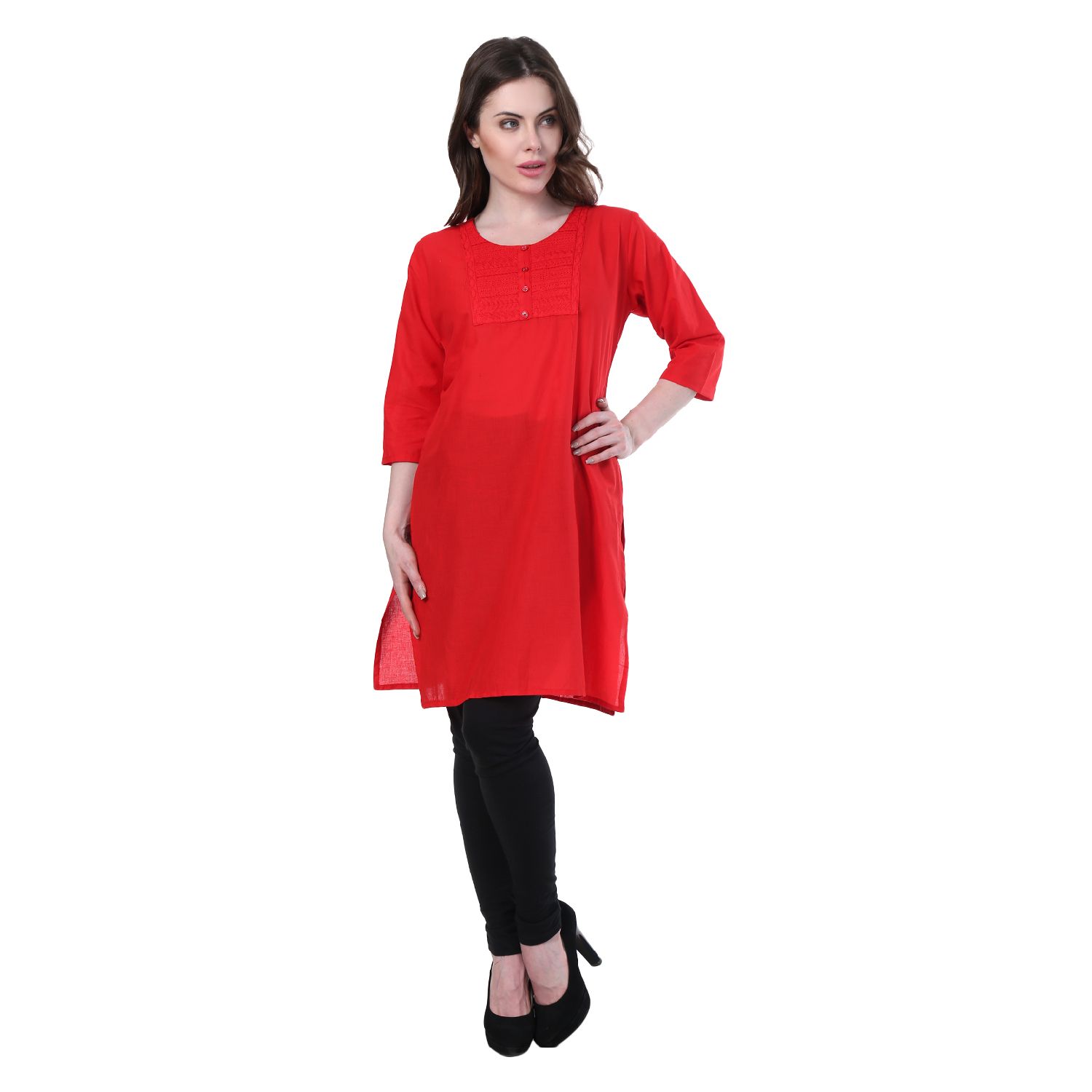Red Kurti With Jeans Hot Sale, UP TO 67 