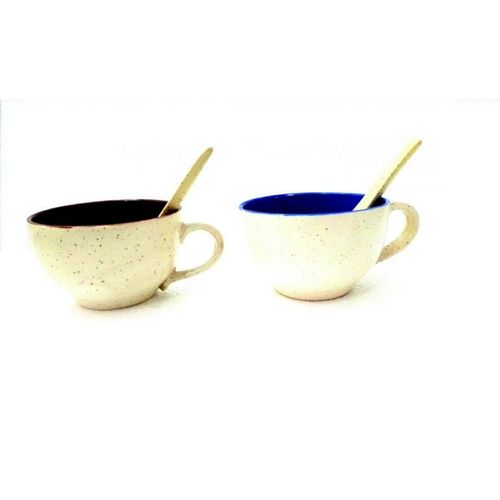 Indeavour 2 Pcs Ceramic Soup Bowl 250 ml Buy Online at Best Price in