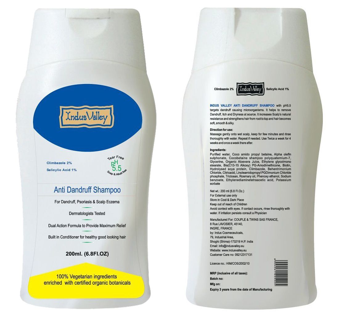 Indus Valley Bio Organic Hair Care Kit For Anti Dandruff Hairs(Anti