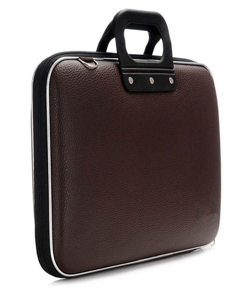 Tuscany Brown P.U Leather Office Laptop Bag with String- 15.6 Inch - Buy Tuscany Brown P.U ...