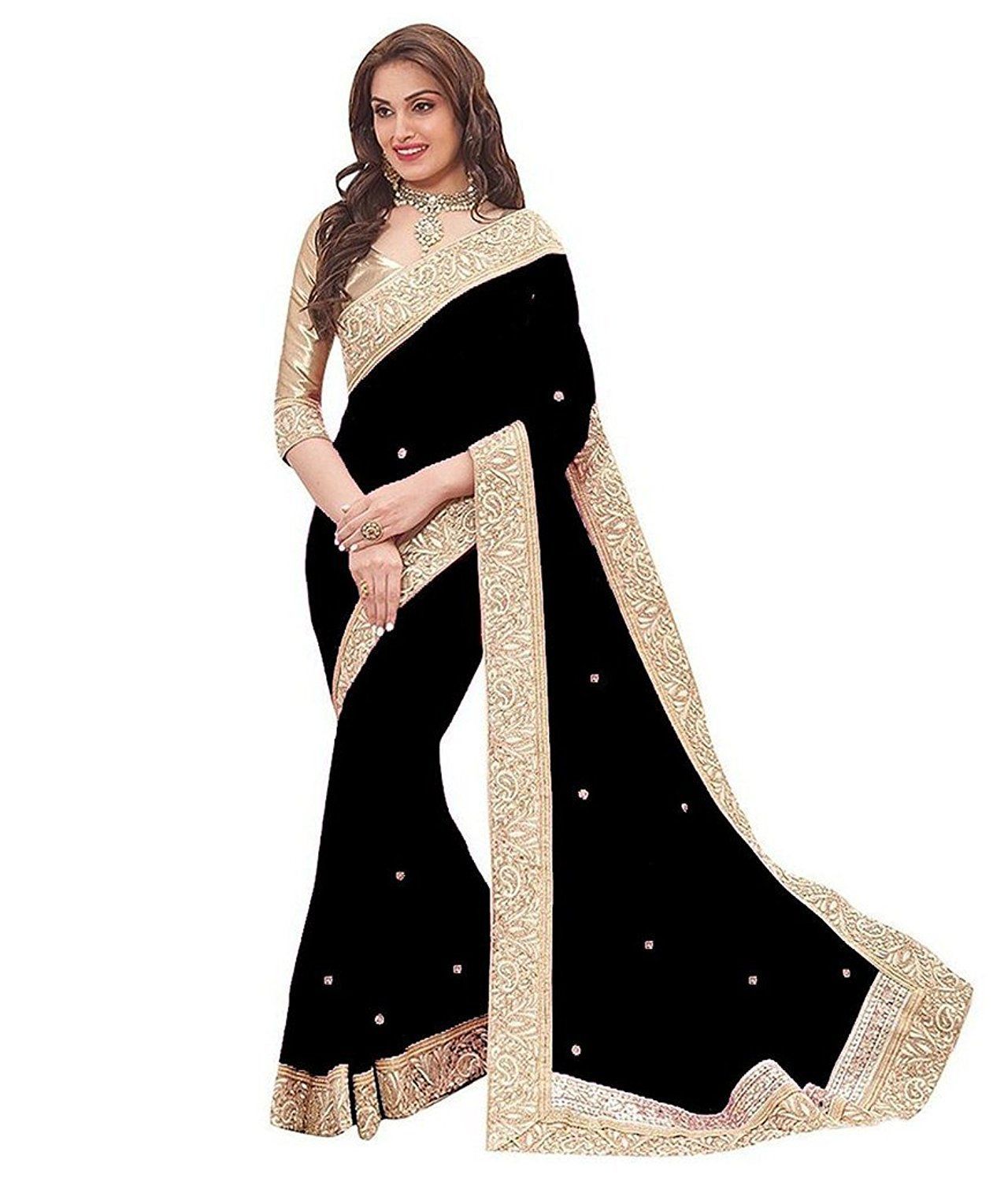chiffon saree frock design