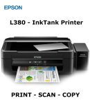 Epson L380 All-In-One Multi Function Colored Ink tank Printer