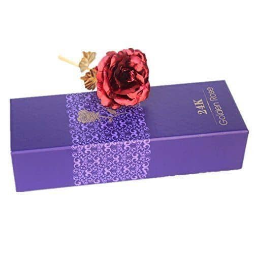 Kids Mandi Goldplated Valentine Roses Red - Pack of 1: Buy ...