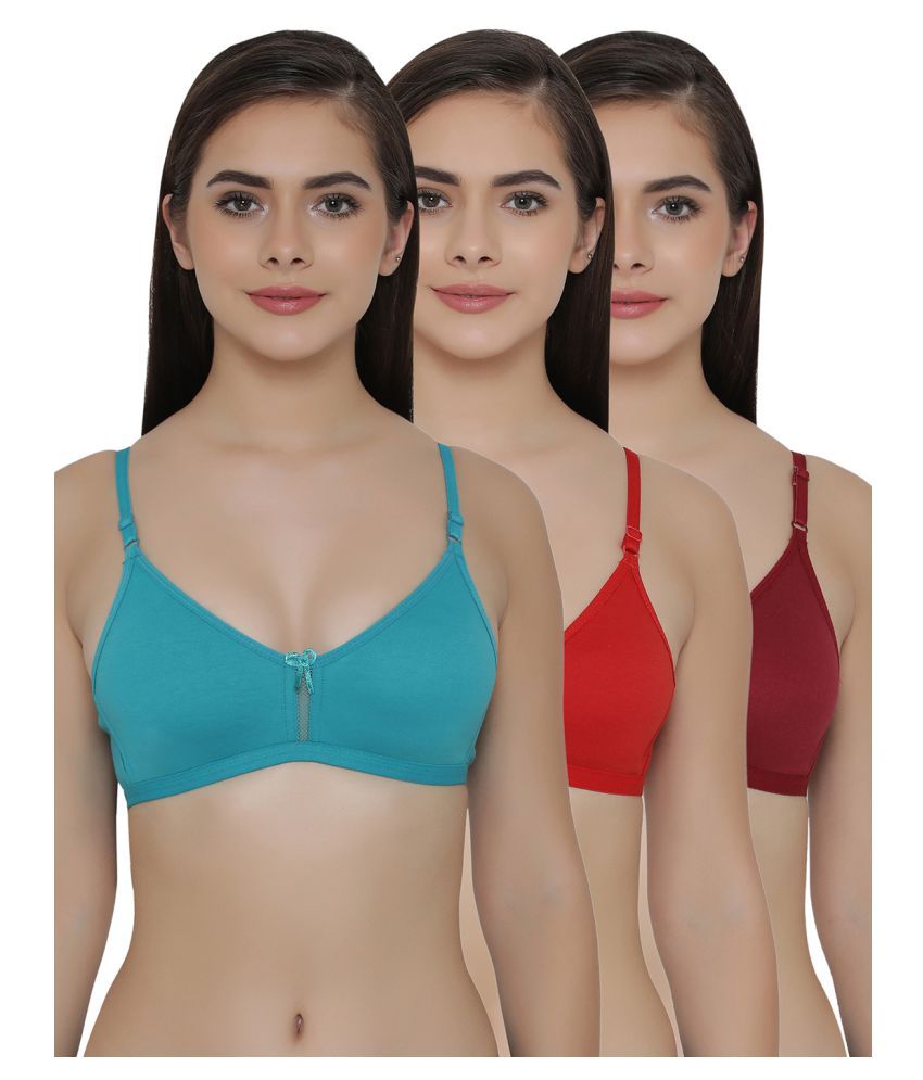     			Clovia Cotton T-Shirt Bra - Multi Color