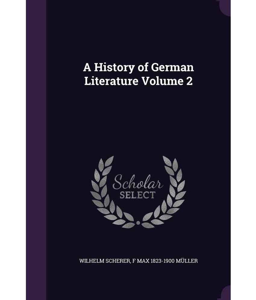 A History of German Literature Volume 2 Buy A History of German