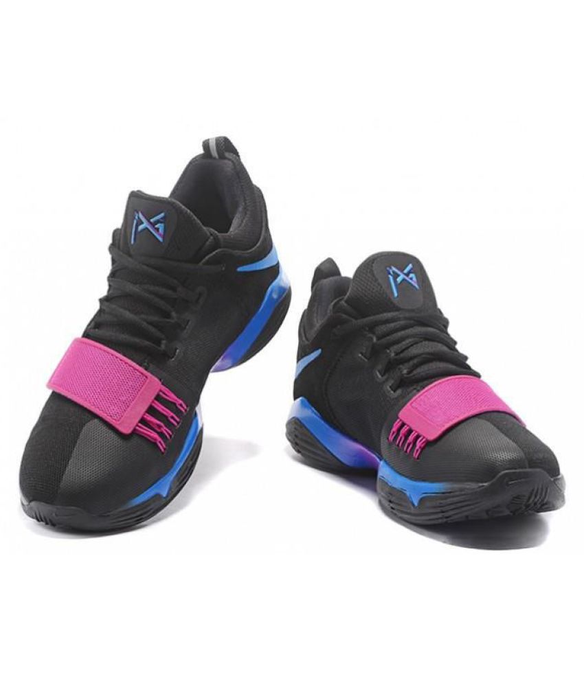 Nike PG 1 PAUL GEORGE Black Basketball Shoes - Buy Nike PG 1 PAUL GEORGE Black Basketball Shoes ...