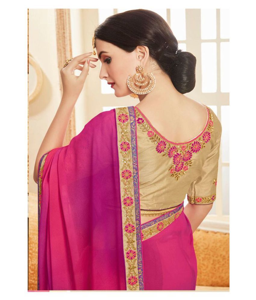 Party Wear Sarees Multicoloured Chiffon Saree Buy Party Wear Sarees Multicoloured Chiffon 9184