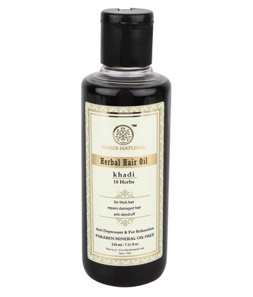 khadi natural 18 Herbs Hair Oil 210 ml: Buy khadi natural ...