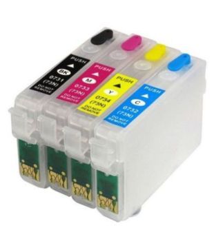 PRASH 73N FOR TX121/TX210 CMYK Ink Cartridge Pack of 4