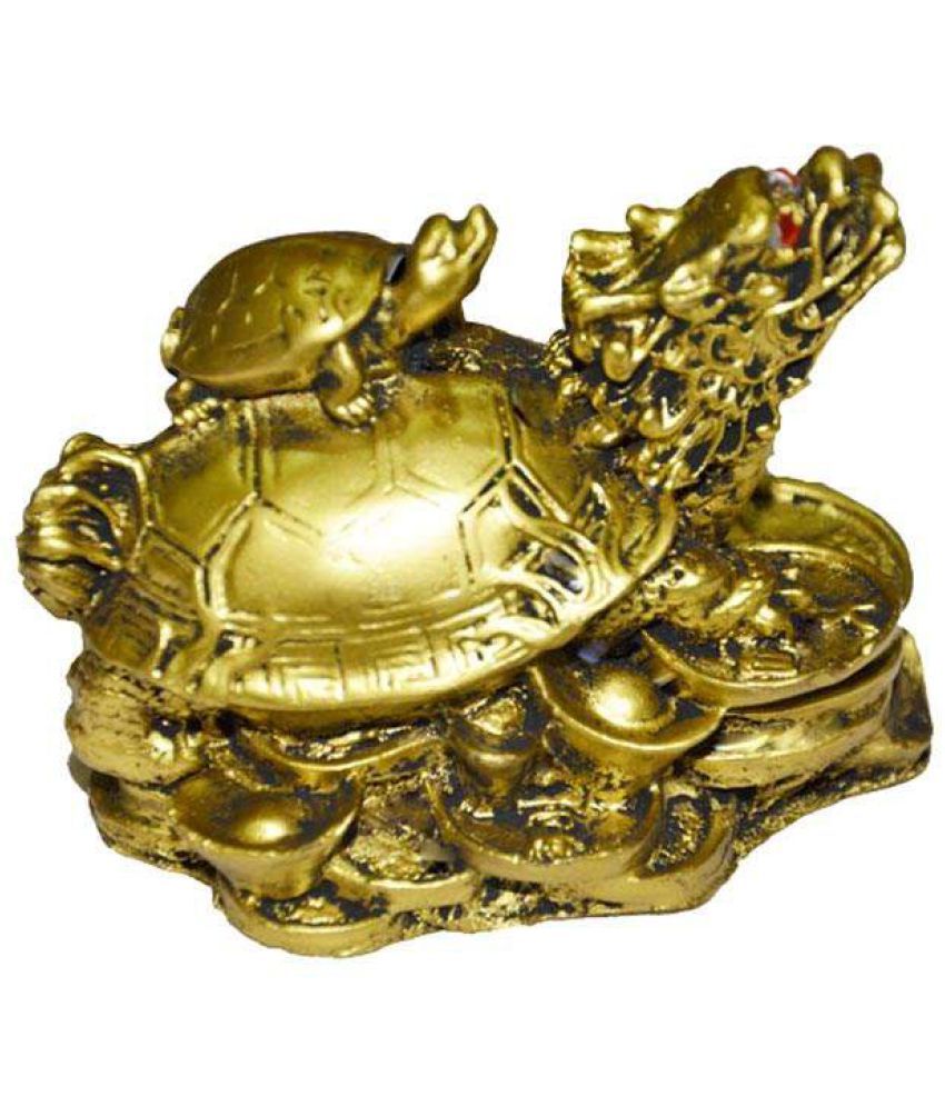     			King Collection Feng Shui Dragon Tortoise With Child