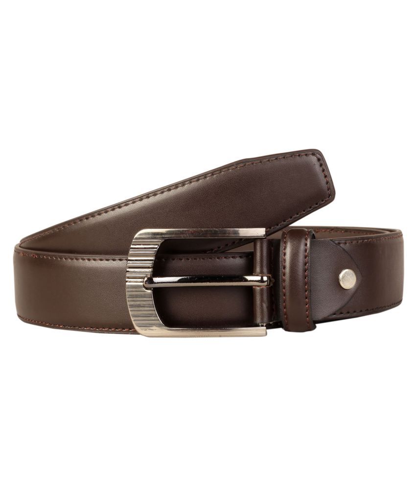Adam Land Brown Leather Formal Belt - Pack of 1: Buy Online at Low ...