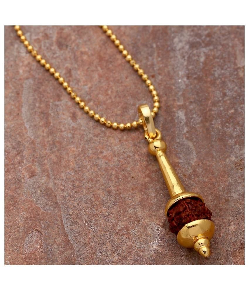 Dare By Voylla Hanuman Gada Rudraksha Pendant With Bead Chain Buy Online At Low Price In India Snapdeal Lord hanuman is portrayed carrying a gold gada mace in popular religious art, however is not a physical weapon, but is symbolic of the embodiment of moral and spiritual values. dare by voylla hanuman gada rudraksha pendant with bead chain