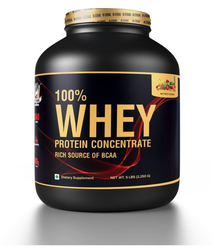 Dubai Creation Whey Protein Concentrate 5 LBS Mix Fruit Flavor 2250 gm