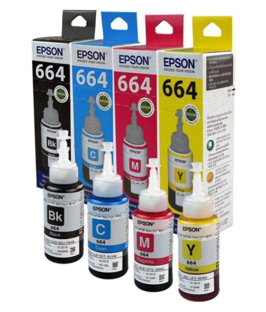 Epson Ink 664 Multicolor Ink Pack Of 4 Buy Epson Ink 664 Multicolor Ink Pack Of 4 Online At 7730