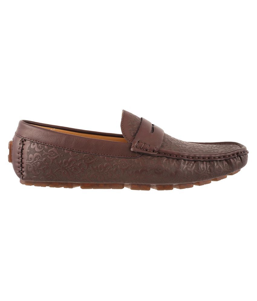 MOCHI Brown Loafers - Buy MOCHI Brown Loafers Online at Best Prices in ...