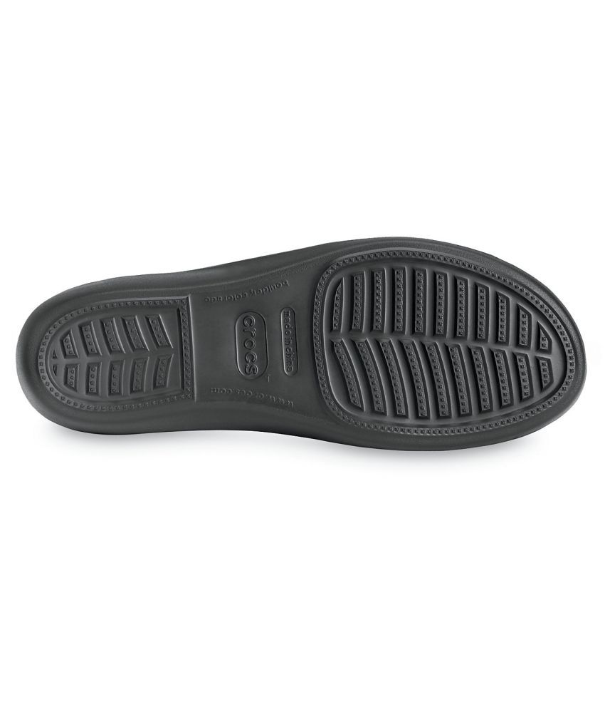 black high heel crocs