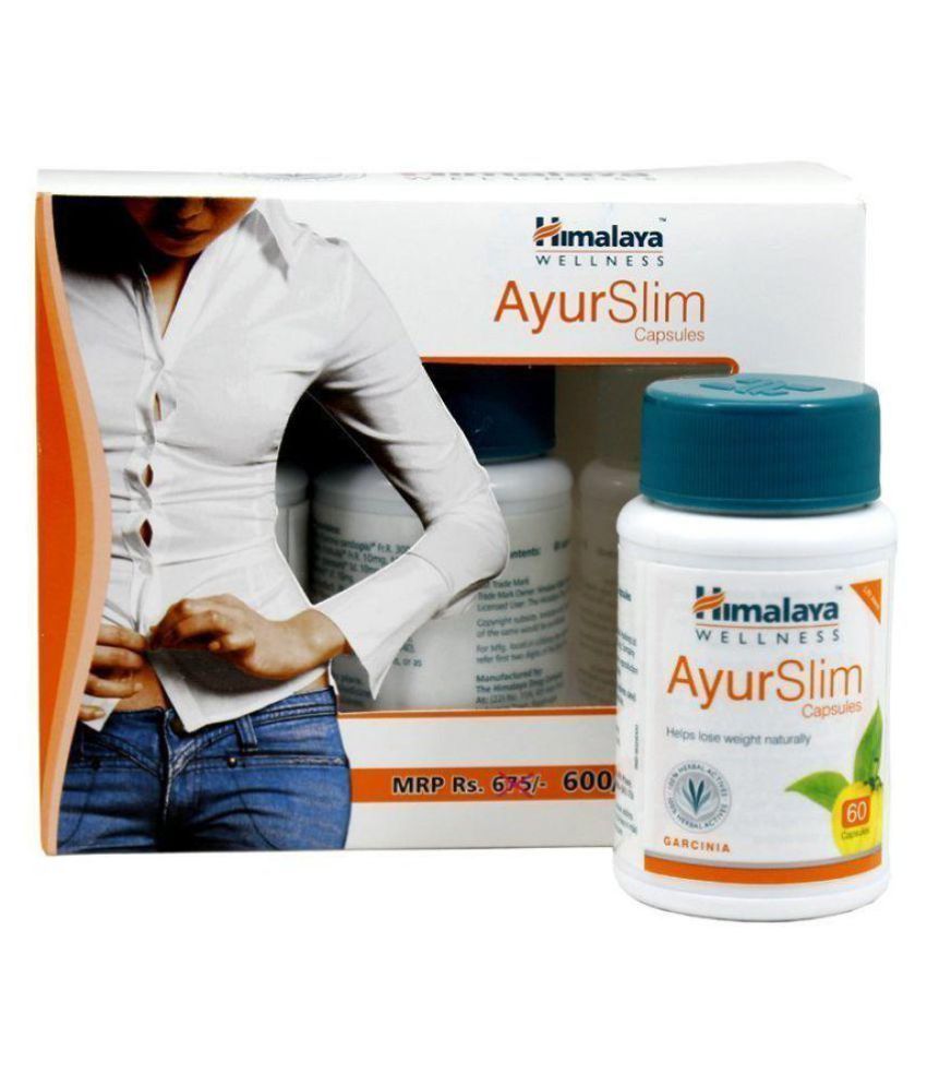 Himalaya Ayurslim 180 Capsule 3 no.s Fat Burner Capsule Pack of 3: Buy ...