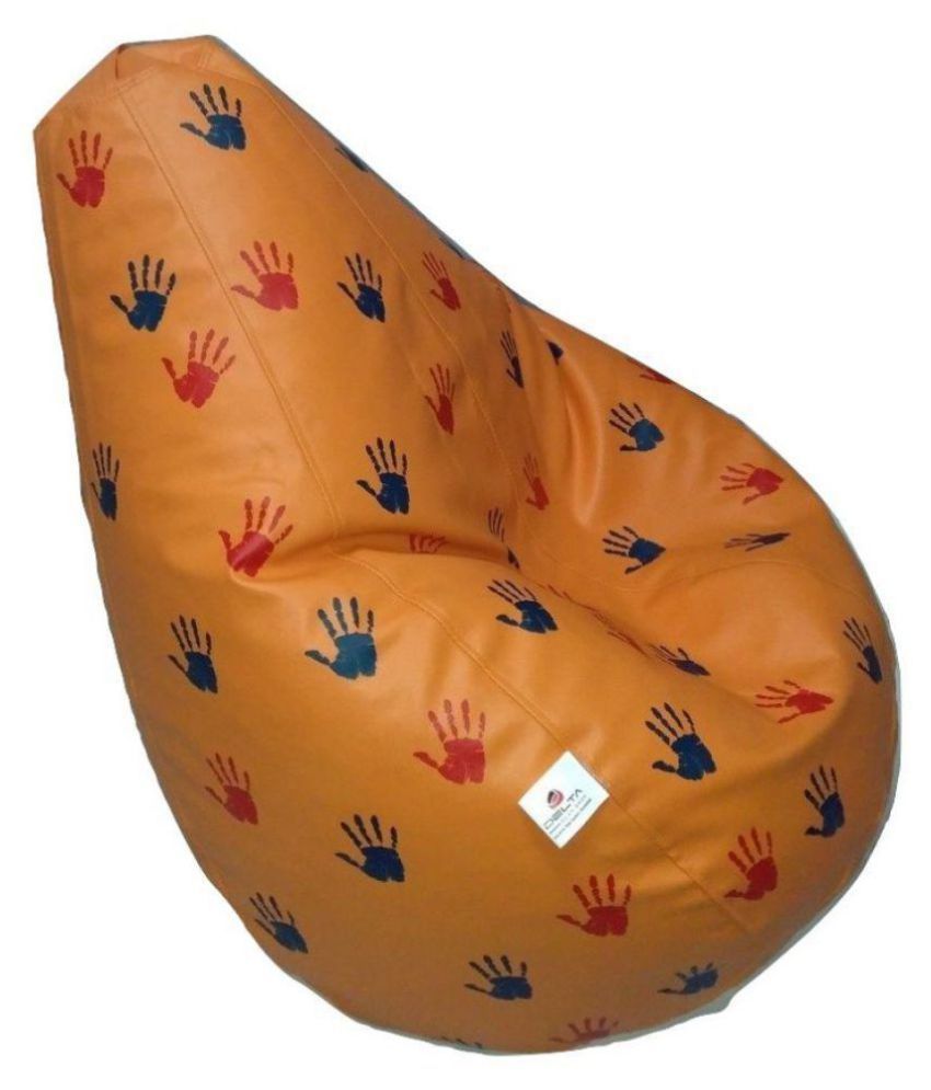 BEAN BAG COVER WITH PAW PRINT XXL WITHOUT BEANS ( Multicolor ) Buy