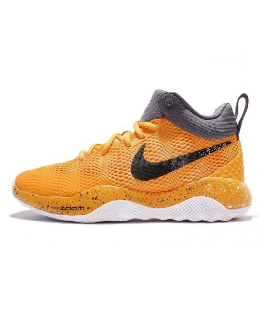 nike zoom rev yellow running shoes