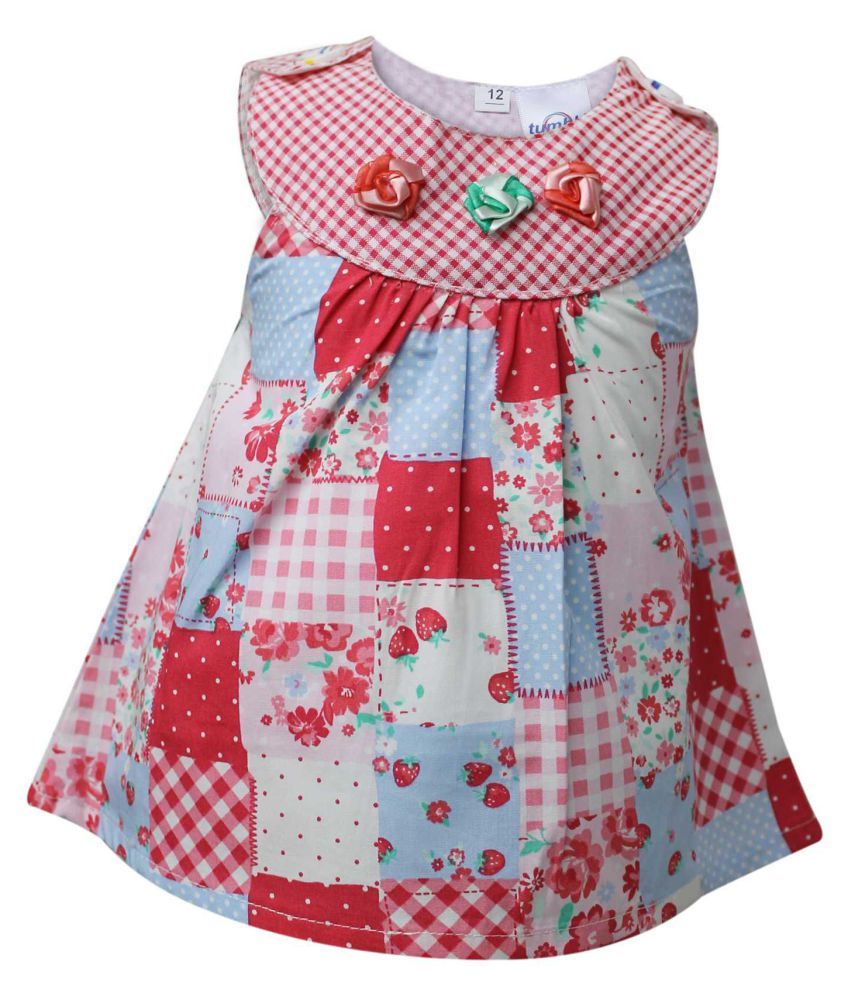 sleeveless baby frock