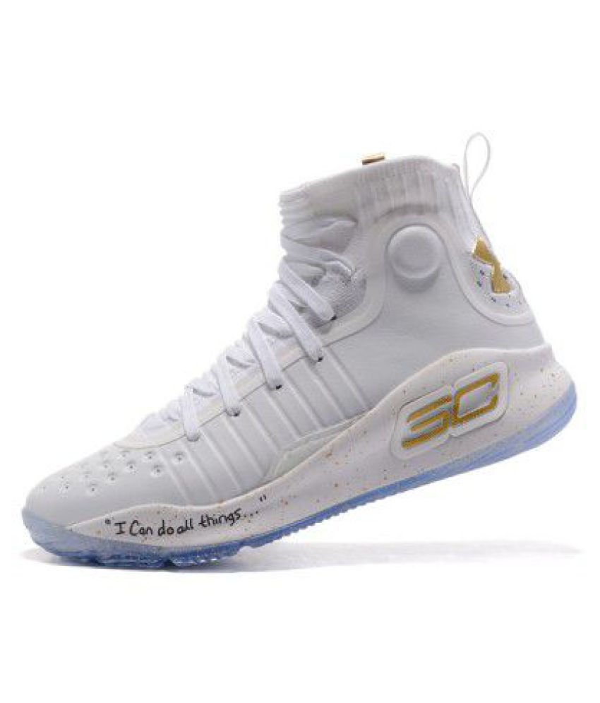 all white stephen curry shoes