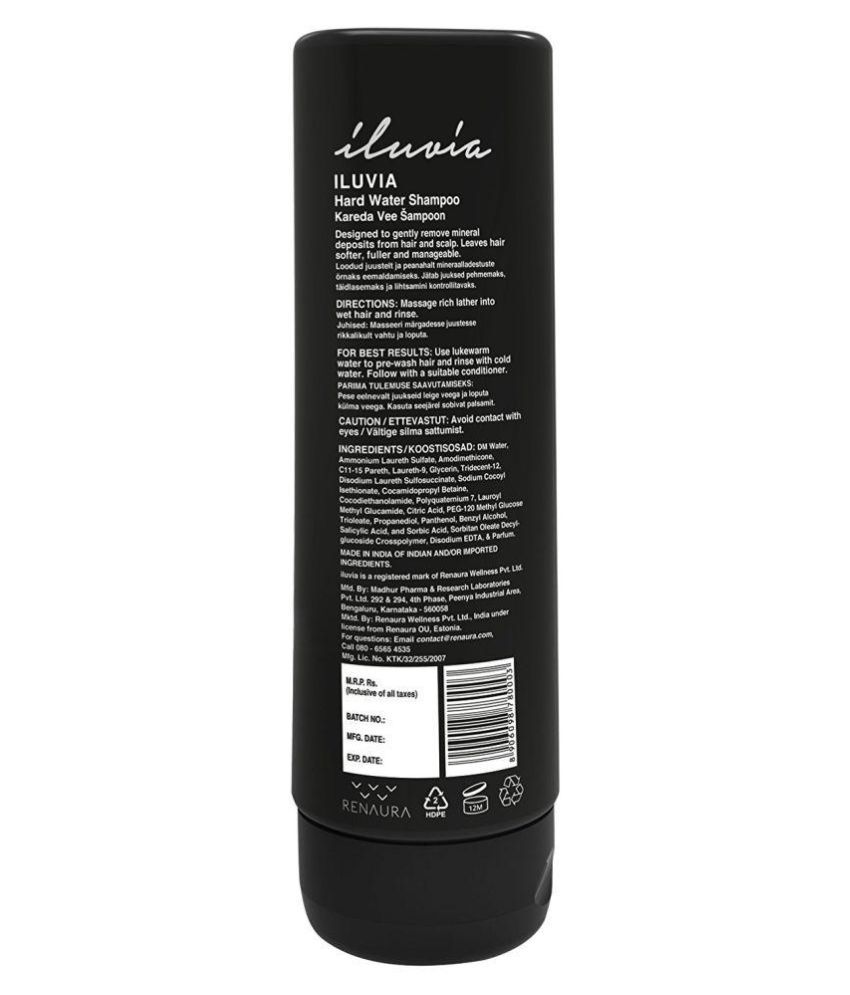 Iluvia Hard Water Shampoo 200 ml Buy Iluvia Hard Water Shampoo 200 ml at Best Prices in India